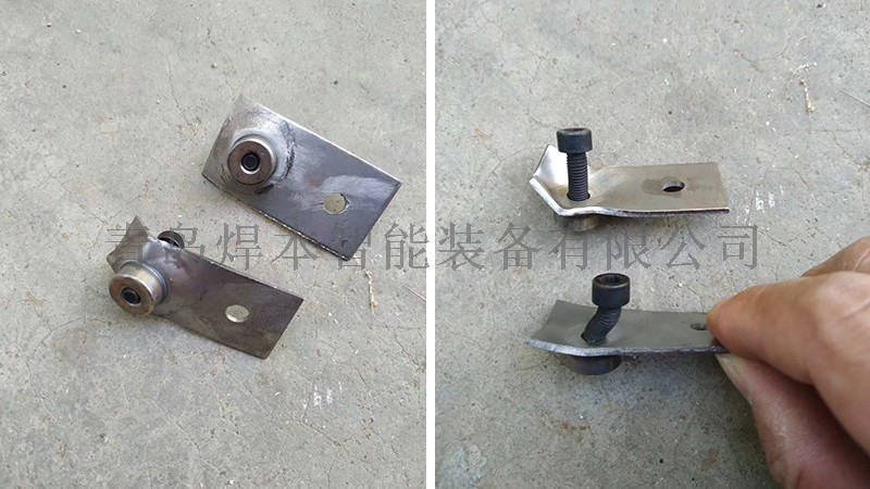 焊本螺母點焊機撕裂實驗