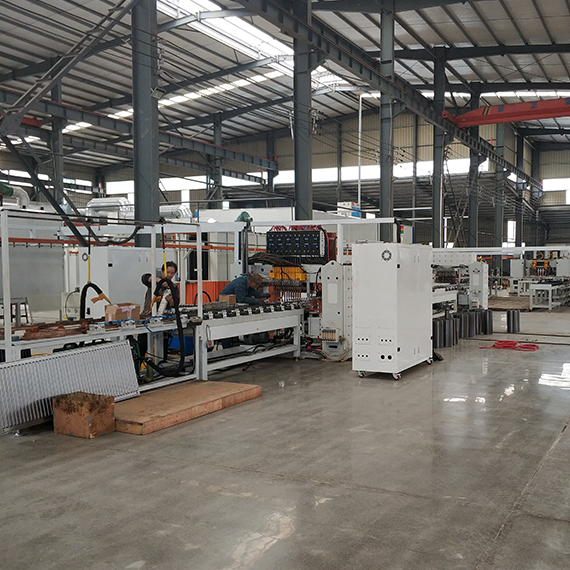 電力變壓器散熱片流水線焊接機(jī)