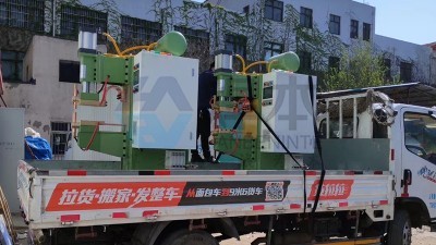 焊本為煙臺和威海客戶發(fā)貨中頻點凸焊機